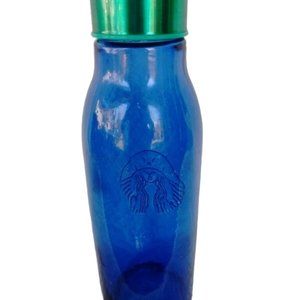 Starbucks Recycled Glass Water Bottle Cobalt Blue 20oz